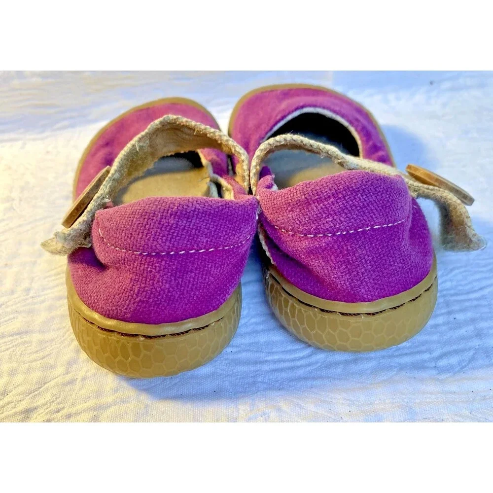 Livie & Luca Girl’s CARTA Mary Jane Purple Classic Textile Shoes Toddler Sz 5 T